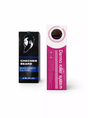 Czech Beard – средство для роста бороды и система дермароллера.