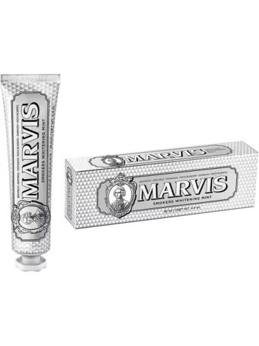 Tish pastasi Marvis Smokers Whitening Mint — Chekuvchilar uchun oqartiruvchi va tozalovchi