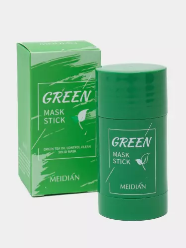 Маска-стик для лица с глиной "Green Mask Stick" - от черных точек и акне