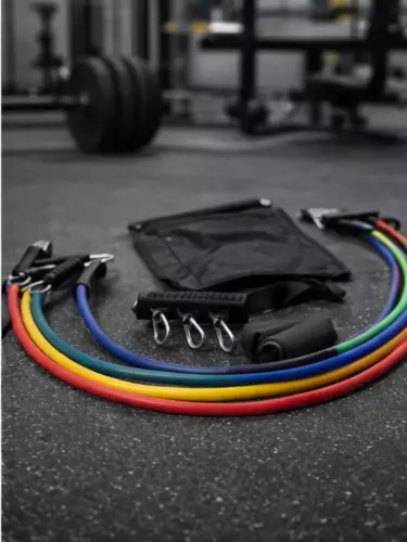 Резиновые эспандеры, многофункциональный Resistance Band Kit, 5 жгутов