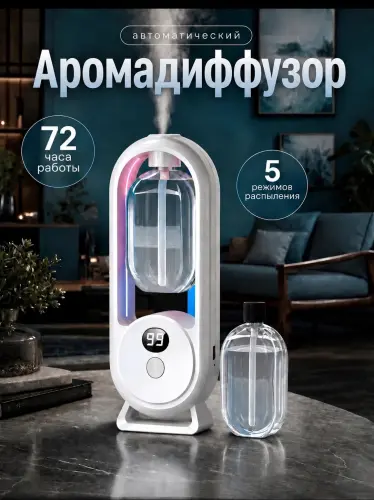 Автоматический освежитель воздуха для дома, аромадиффузор плюс 1 флакон в подарок, NS-08