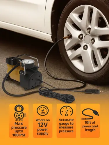 Автомобильный насос Camressor Tornodo AC580, 15 А, 35 л/мин, 12 В