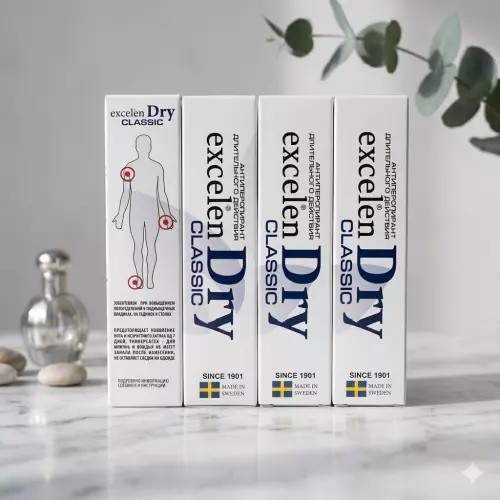 Excelen Dry Classic — положите конец проблеме потоотделения!"