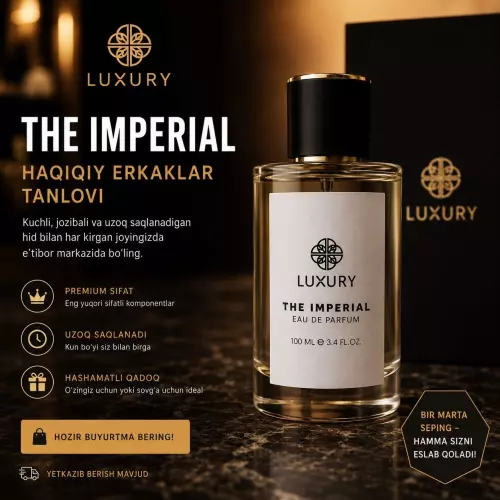 Премиальный парфюм Imperial, стойкий роскошный мужской аромат