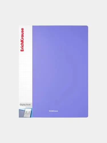 Папка файловая пластиковая ErichKrause Diagonal Pastel, c 30 карманами, A4, ассорти 49941