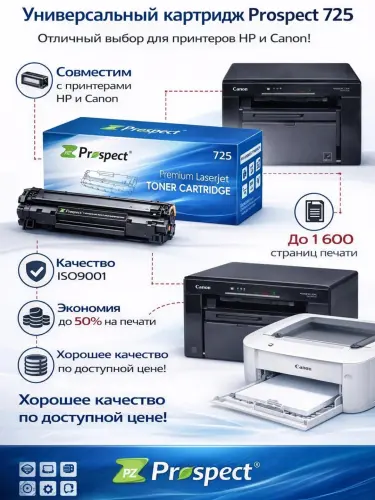 Картридж 725/125/325/925 для лазерных принтеров Canon LBP6000/6020/6030 и MF3010