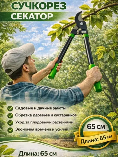 Сучкорез штанговый, для сада и огорода, секатор, кусторез