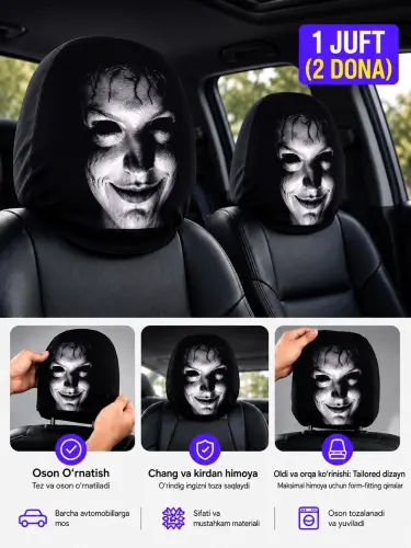 Avtomobil Bosh Suyagich G‘ilofi, Horror Dizayn, Elastik va Himoyalovchi