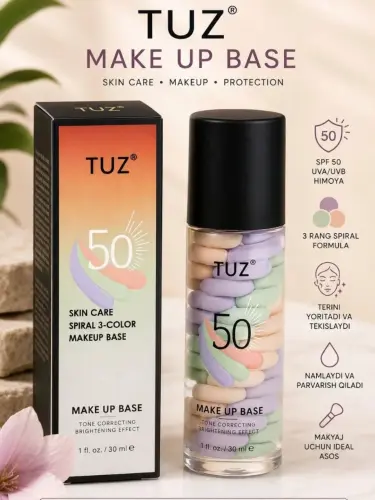 База под макияж TUZ, 5 в 1, праймер, основа для лица, 35 мл