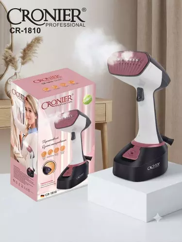 Ручной отпариватель Cronier CR-1810 для одежды, вертикальное и горизонтальное отпаривание